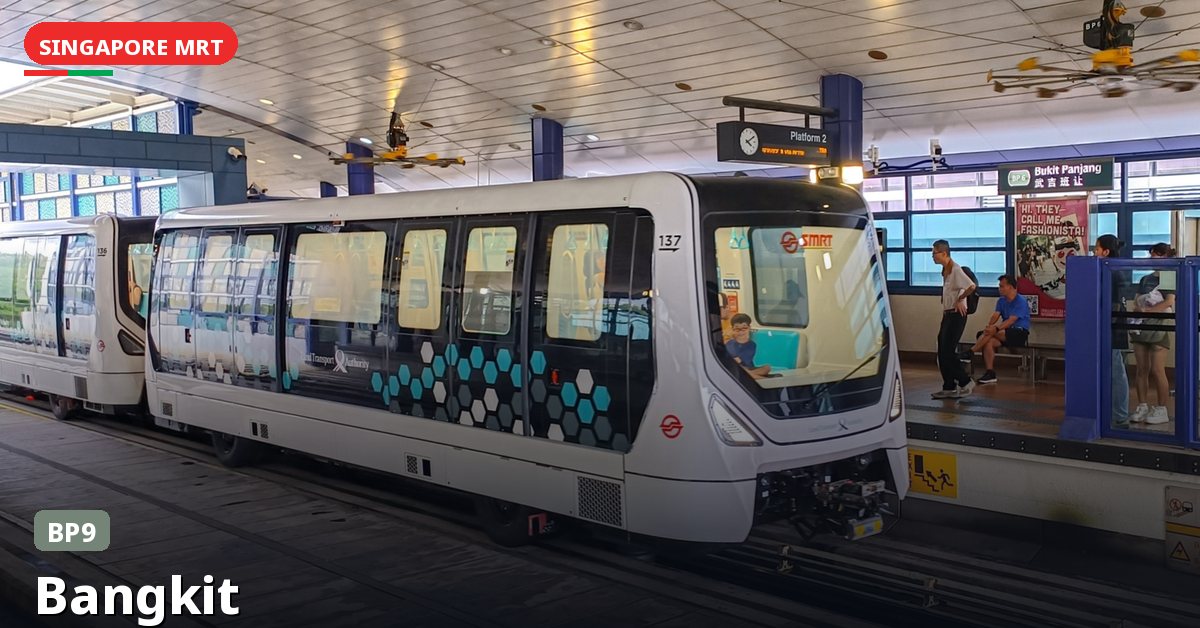 Bangkit MRT station in Singapore — Bukit Panjang LRT (BP9)