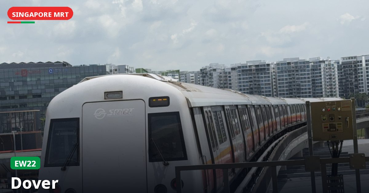 Dover MRT station in Singapore — East West Line (EW22)