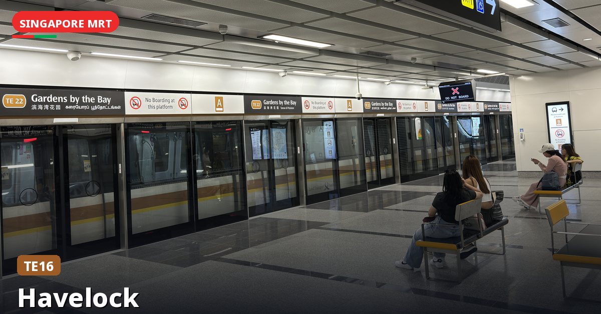 Havelock MRT station in Singapore — Thomson-East Coast Line (TE16)