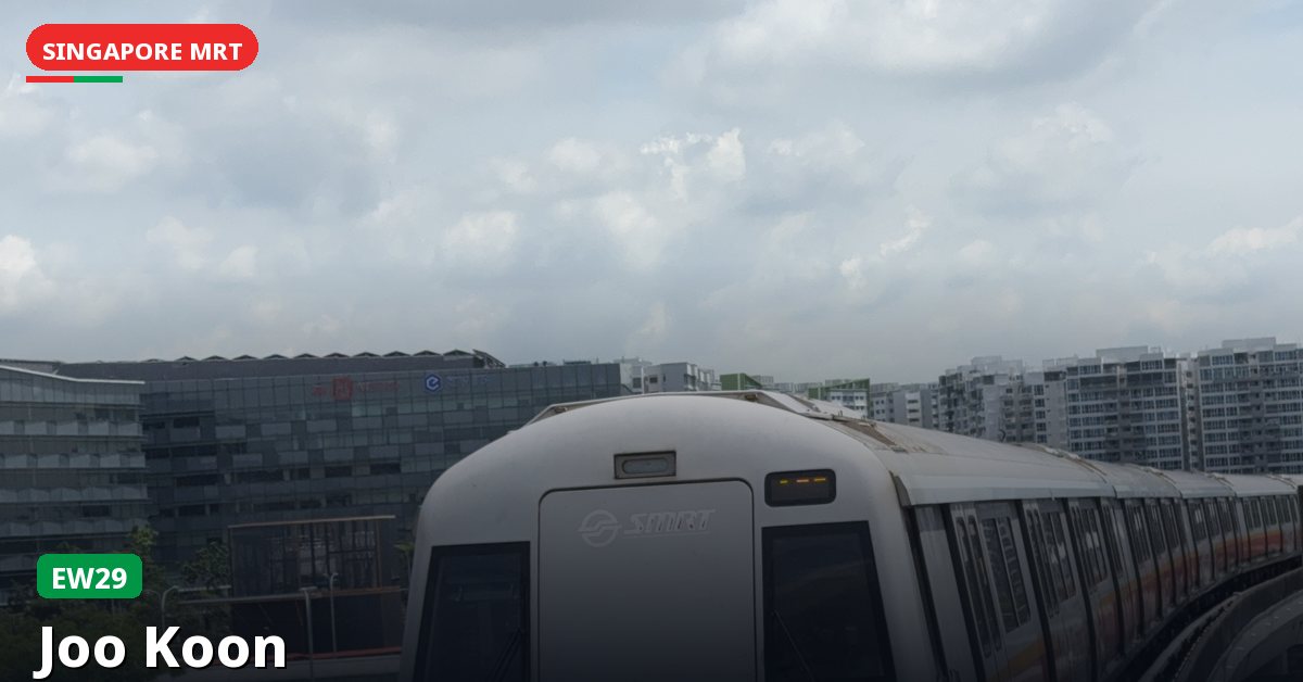 Joo Koon MRT station in Singapore — East West Line (EW29)