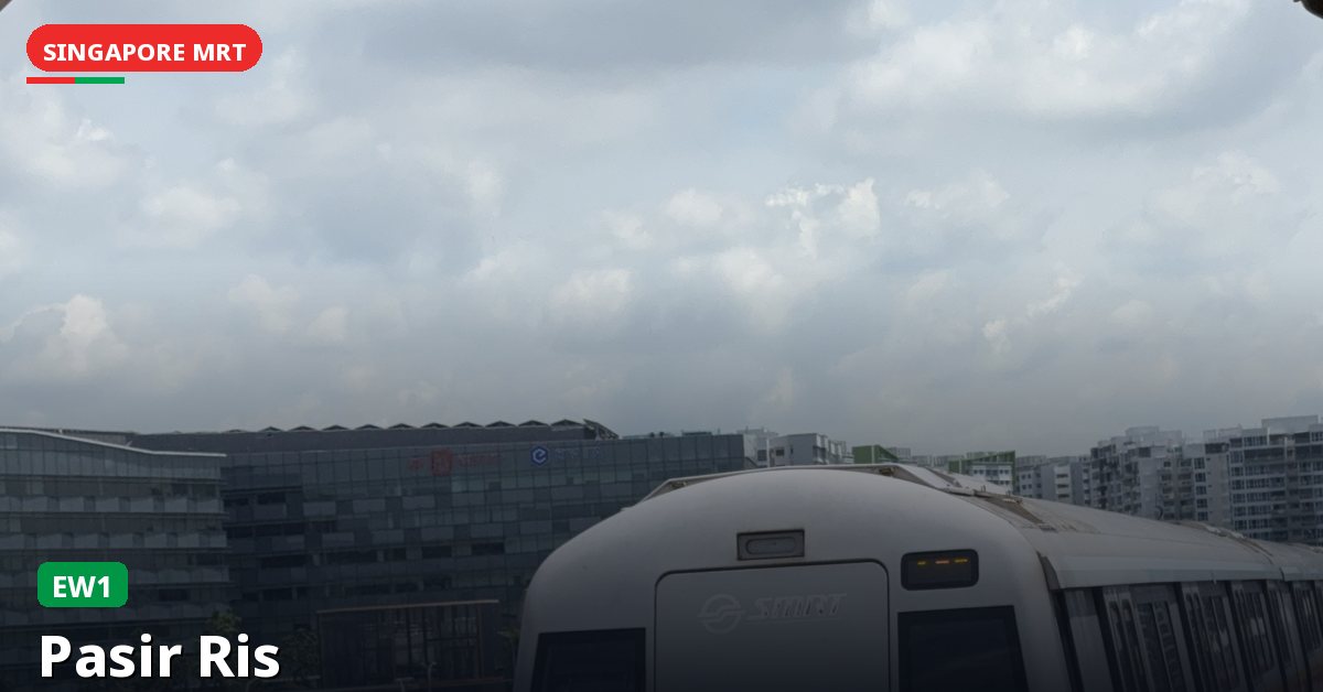 Pasir Ris MRT station in Singapore — East West Line (EW1)