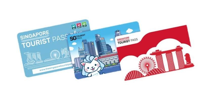 Singapore Tourist Pass cards for unlimited MRT and LRT travel