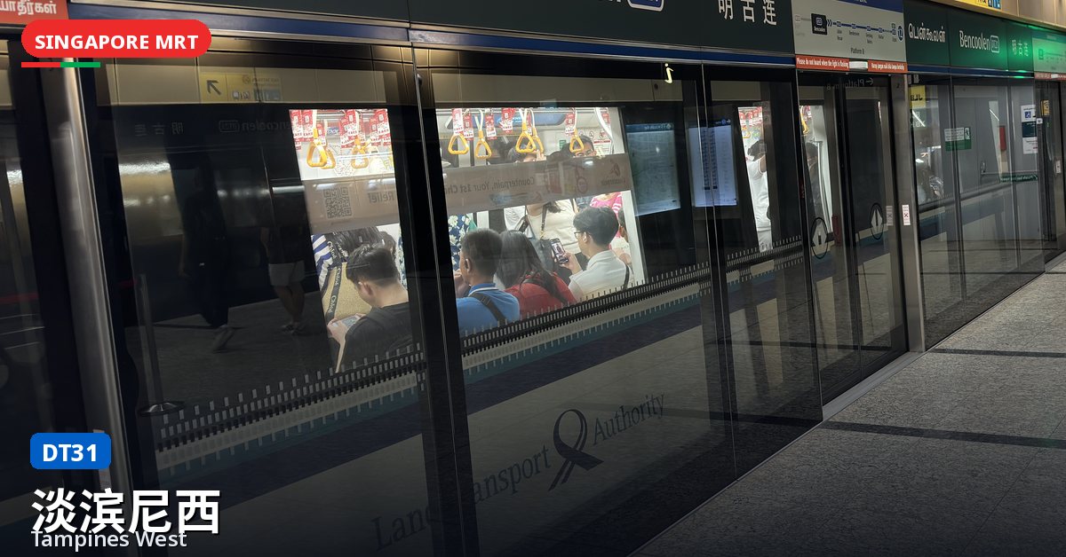 淡滨尼西地铁站，新加坡 — 滨海市区线（DT31）