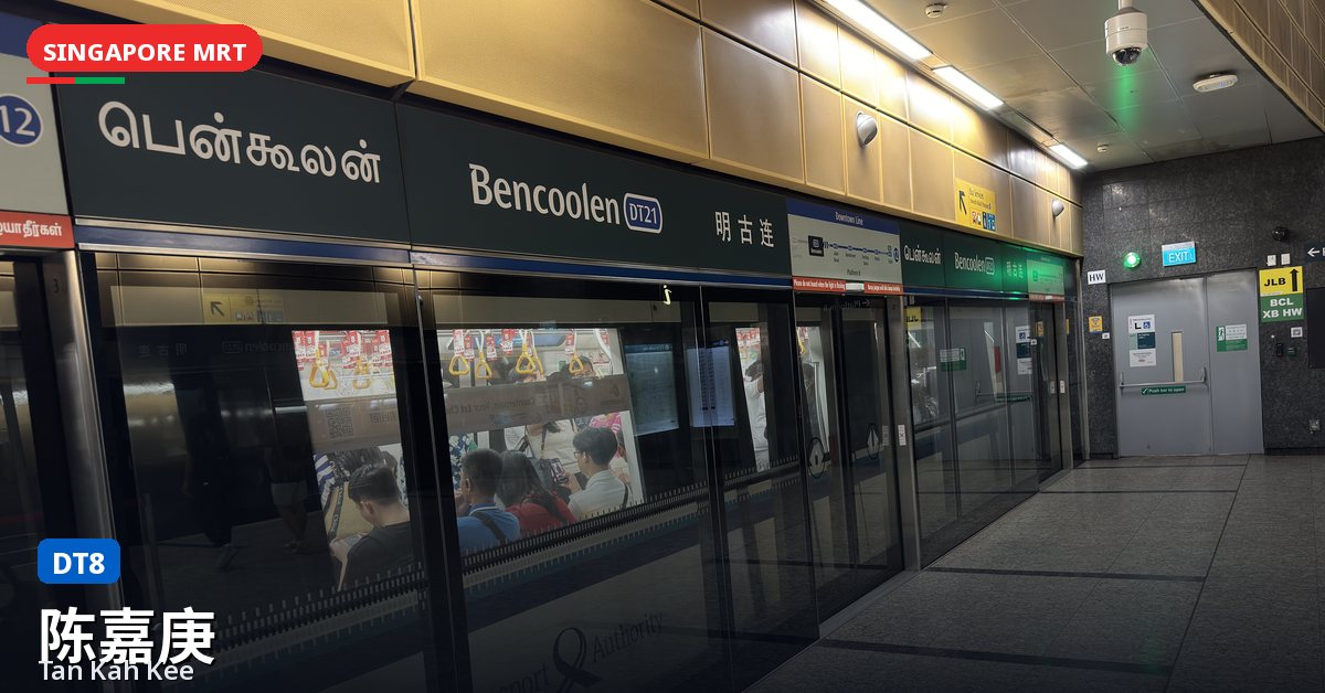 陈嘉庚地铁站，新加坡 — 滨海市区线（DT8）