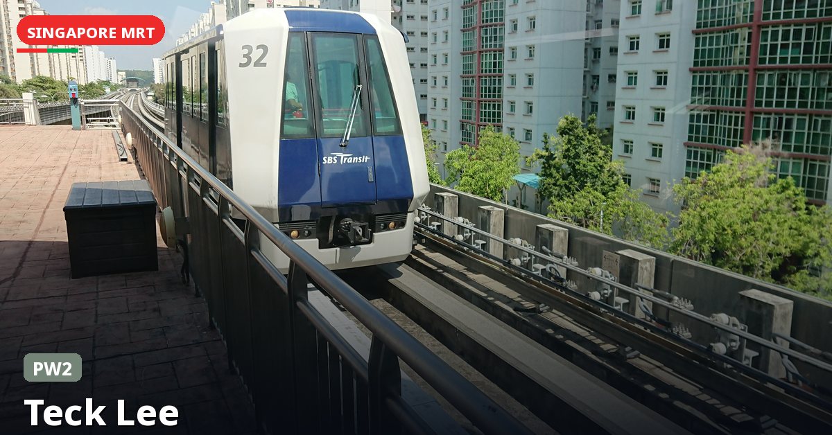 Teck Lee MRT station in Singapore — Punggol LRT (PW2)