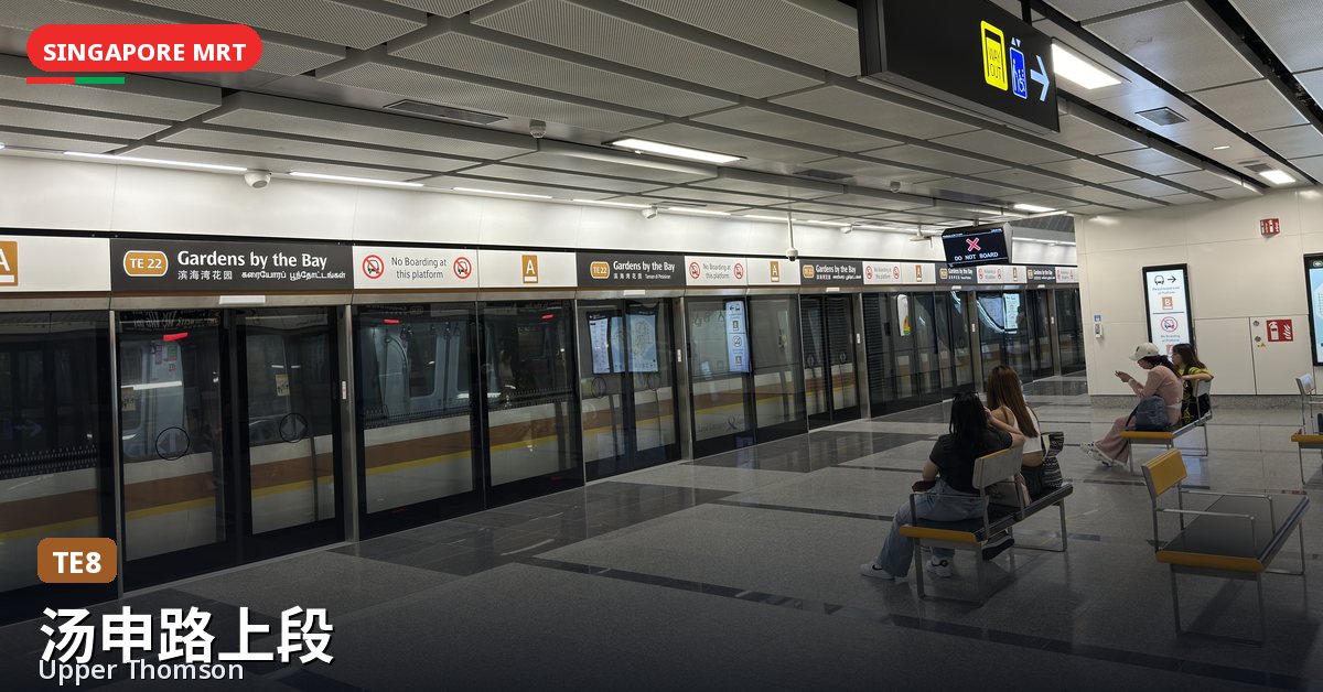 汤申路上段地铁站，新加坡 — 汤申-东海岸线（TE8）